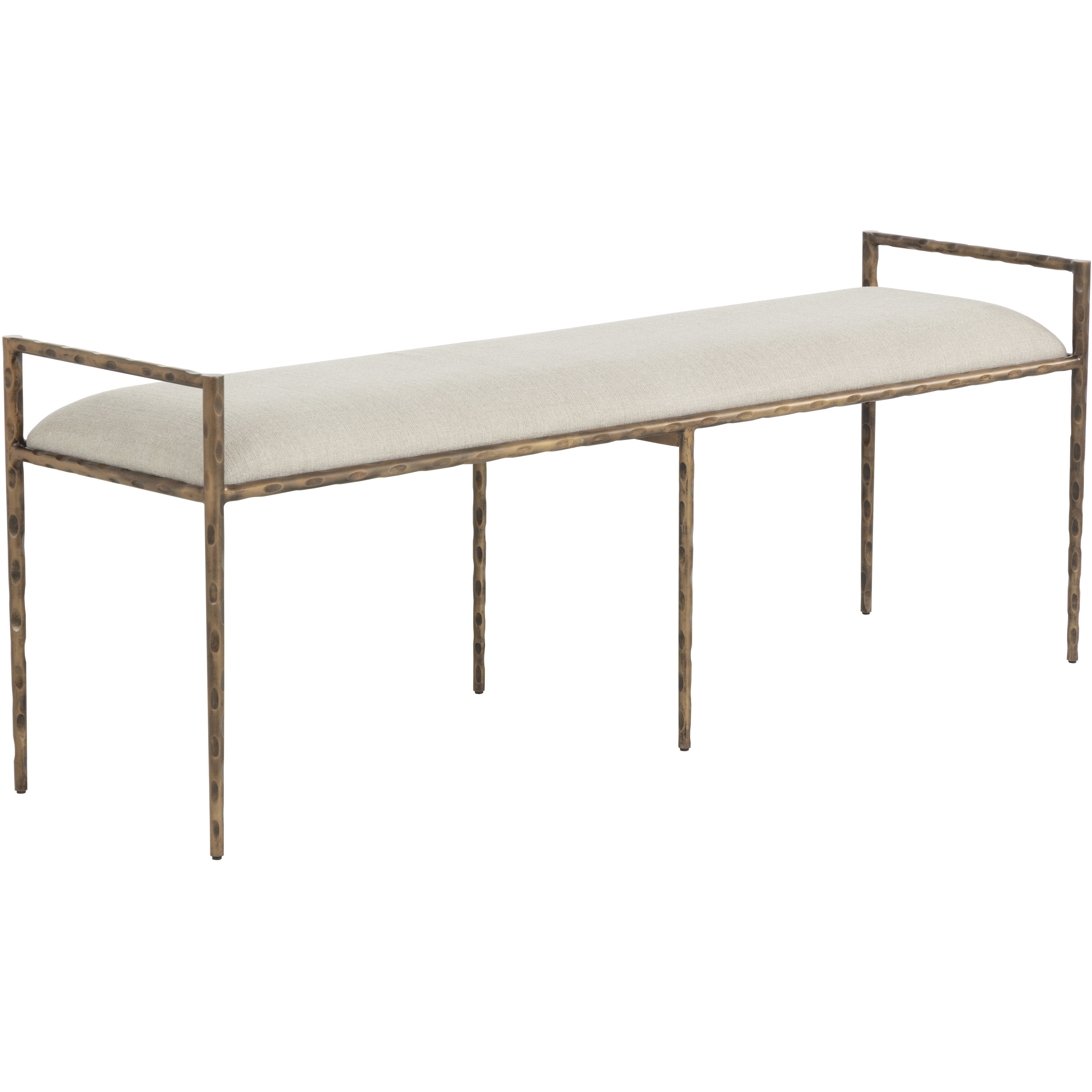 Esai Zenith Taupe Grey Bench